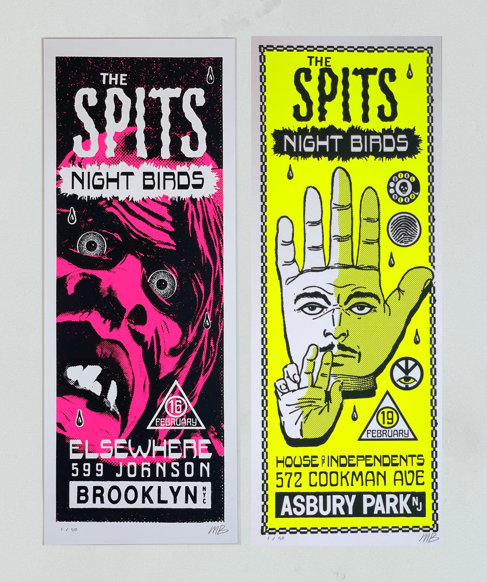 MORNING BREATH X THE SPITS/ DIPTYCH – Industry Print Shop