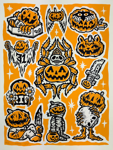 2025 LIMITED EDITION MICHAEL SIEBEN X INDUSTRY HALLOWEEN PRINTS
